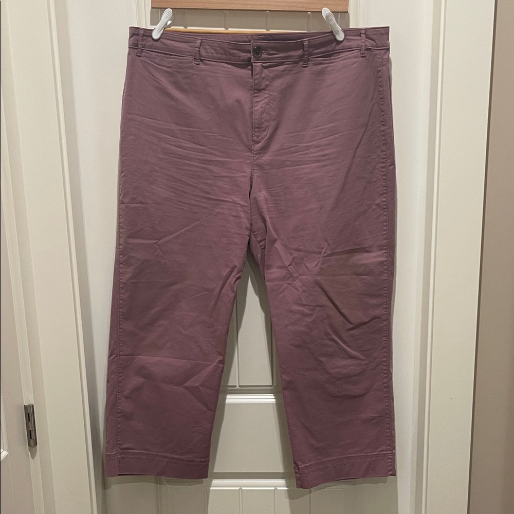 Old Navy cropped dusty Mauve Pants 20
